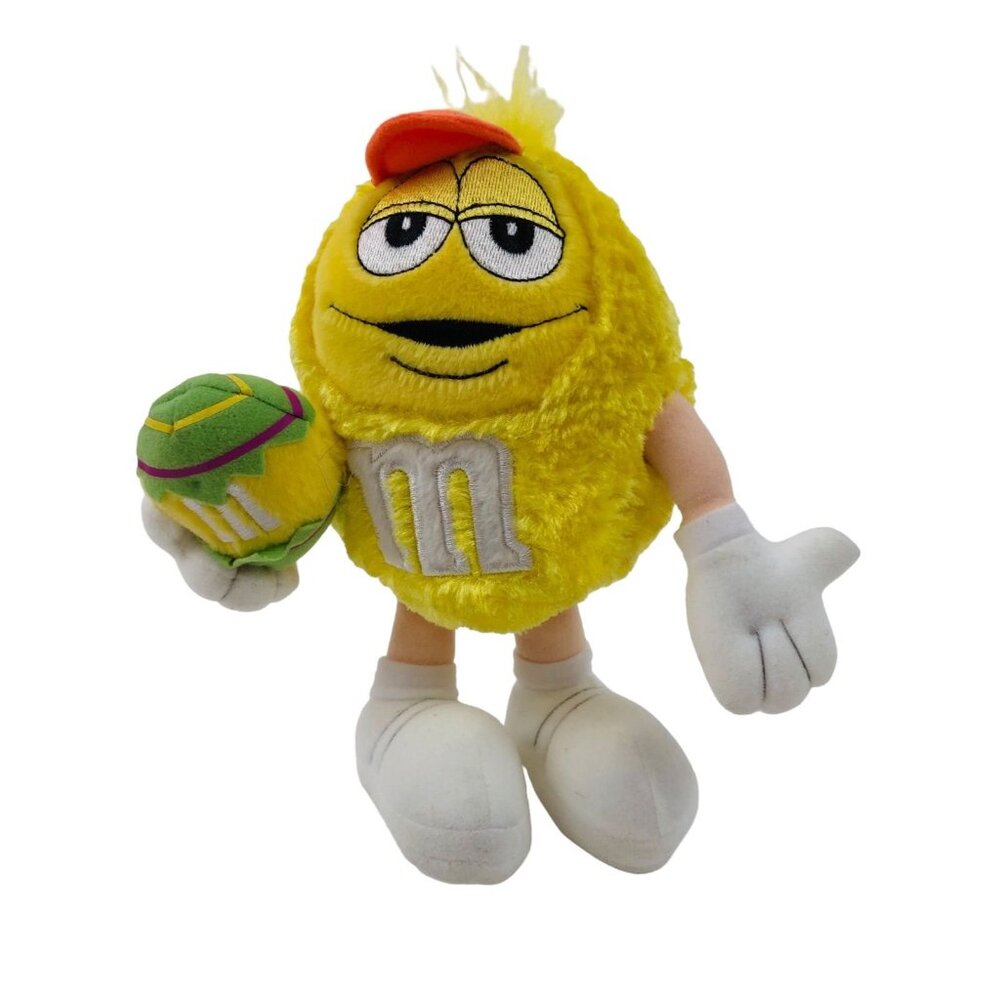 Galerie M&M Yellow Peanut Candy Dressed Up Easter Chick Stuffed Animal Plush